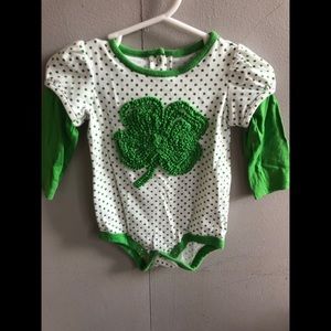 Shamrock onesie